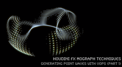 Mograph Generating Point Waves With Vops Part Sidefx