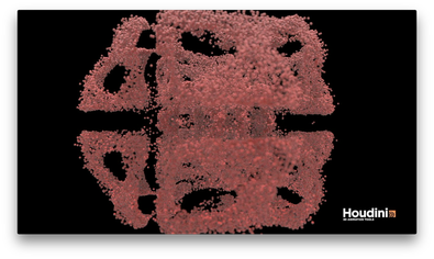 Particle Advection by Gray Scott Reaction Diffusion