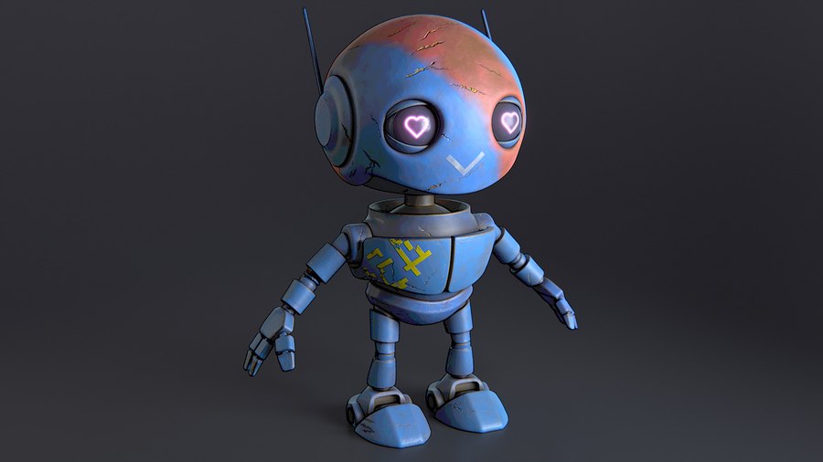 A rendering of the Harry character using the Copernicus workflow