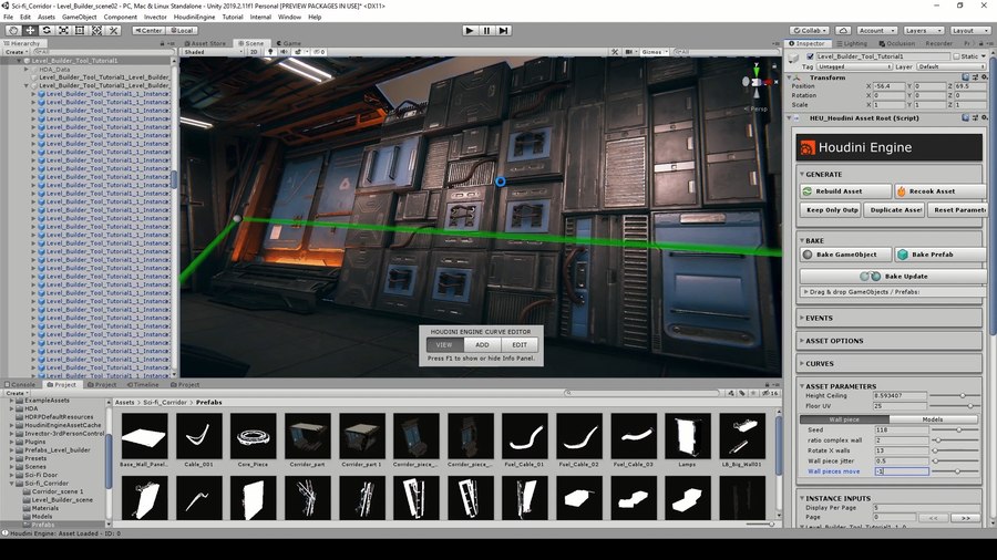 There are very unique elements that can be used to create variety in the look of the corridor panels. You can then seed this look to try something new.