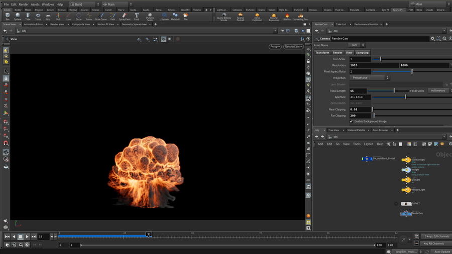 Basic lighting and rendering setup is included.