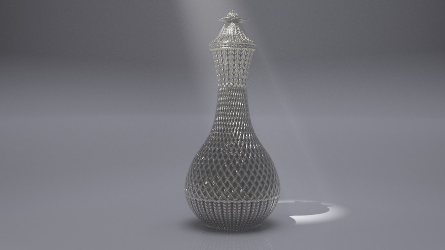 Render of Vase in Karma XPU