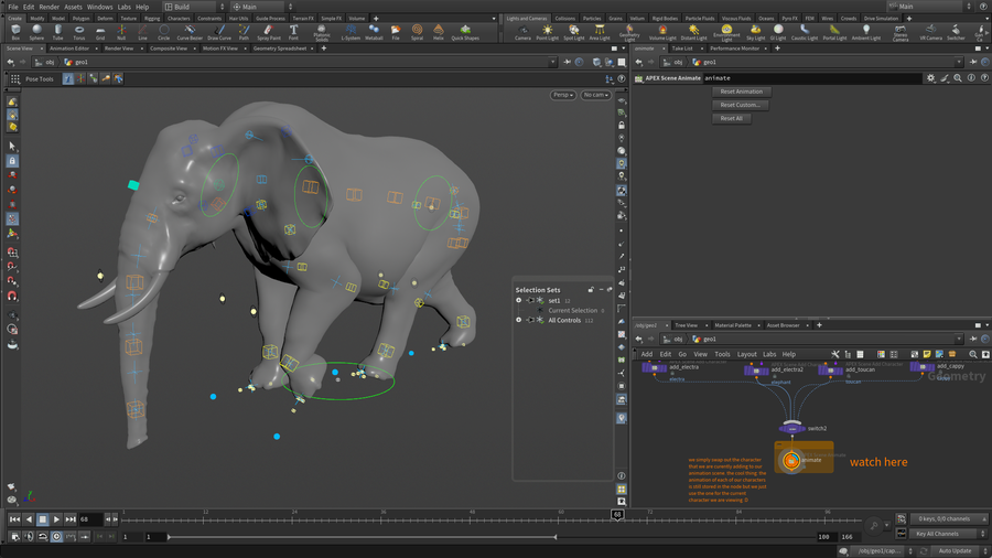 Here is the elephant rig