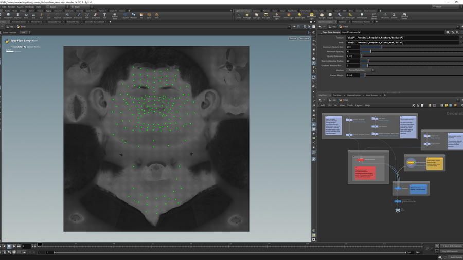 Specify some texture constraints to maintain texture alignment.