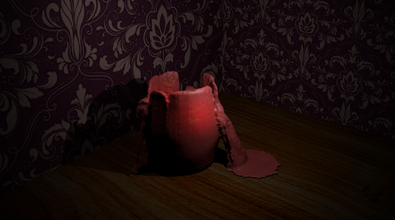 Melting Wax Candle