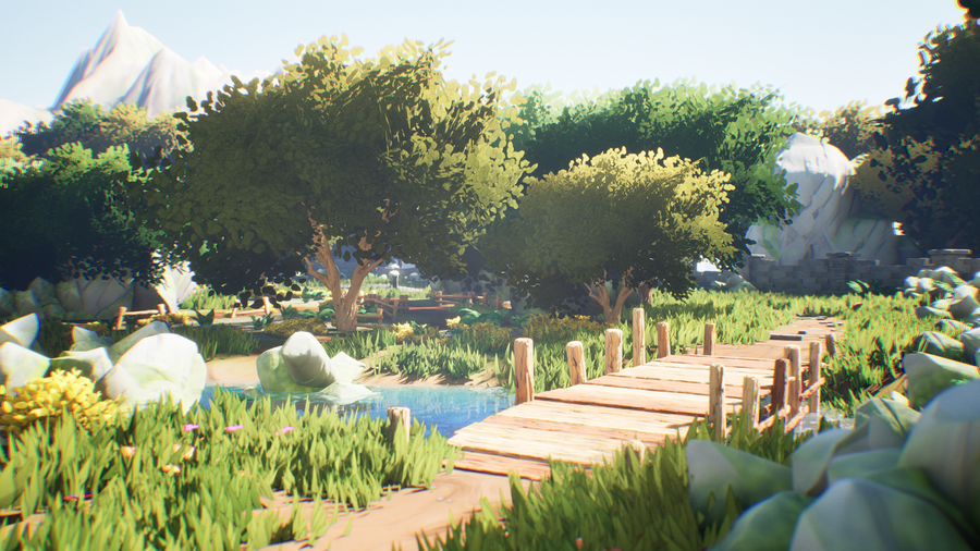 Glamour shot of the map designer in Unreal 5 Engine