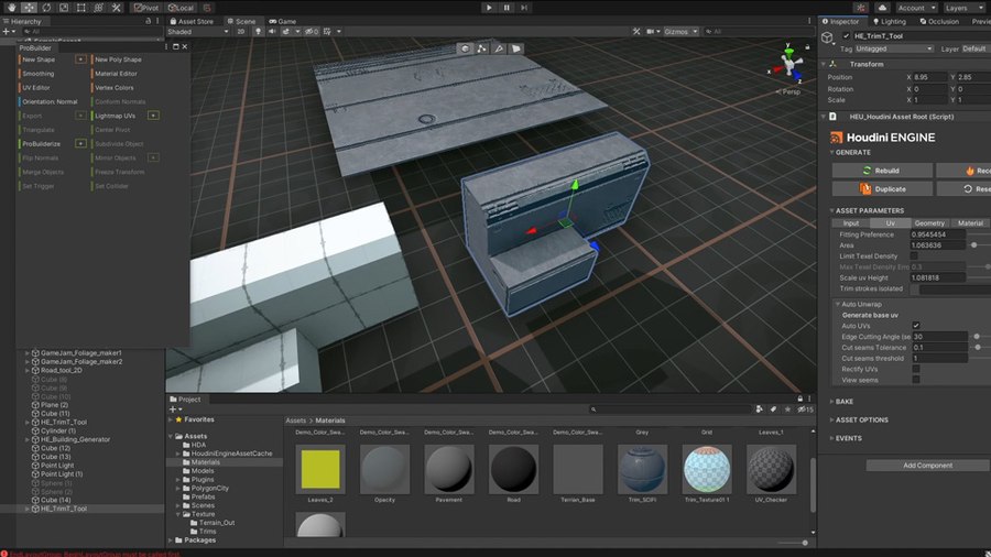 This tool lets you set up trim textures on geometry from your game. This includes tools for unwrapping the UVS and aligning them with regions on the texture. There are options for bevelling the geometry then you can add custom trim sheets that match texture you have already prepared.