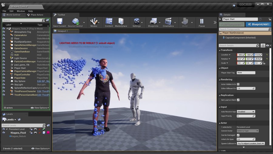 With these powerful techniques combined with a rich data interface for importing and processing important attributes into Niagara, this plug-in is a must have for creating Realtime FX for your games.