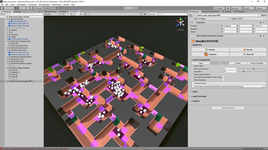 Using the WaveFunctionCollapse algorithm, this tool lets you generate game levels using an outside image as a driver.  You can also use shapes in your game editor to influence the results and can automatically scatter elements throughout the spaces generated by the tool.