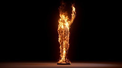 FIRE Simulation | Sparse Solver (GPU)
