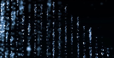 Slow motion Water drops
