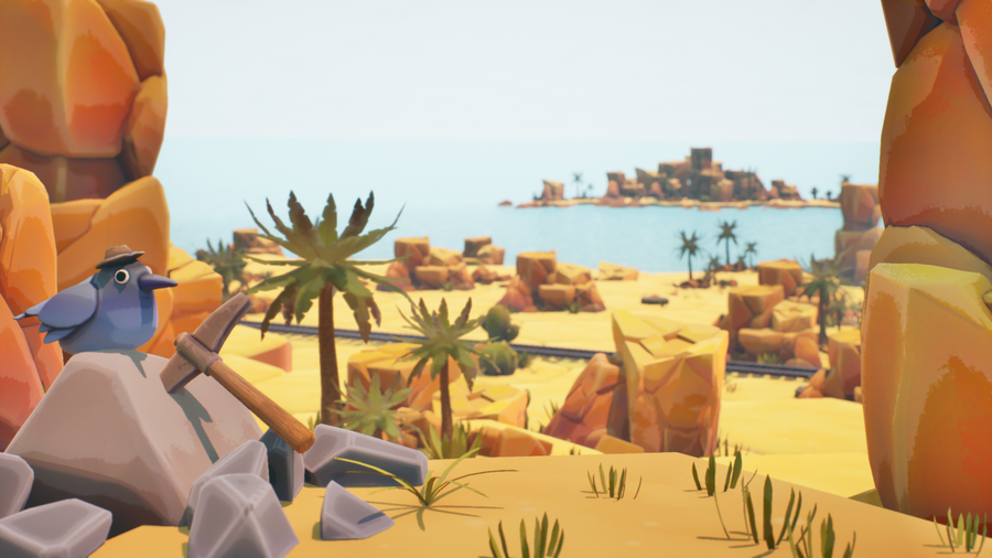 Glamour shot of the BIRD, the creature in question.