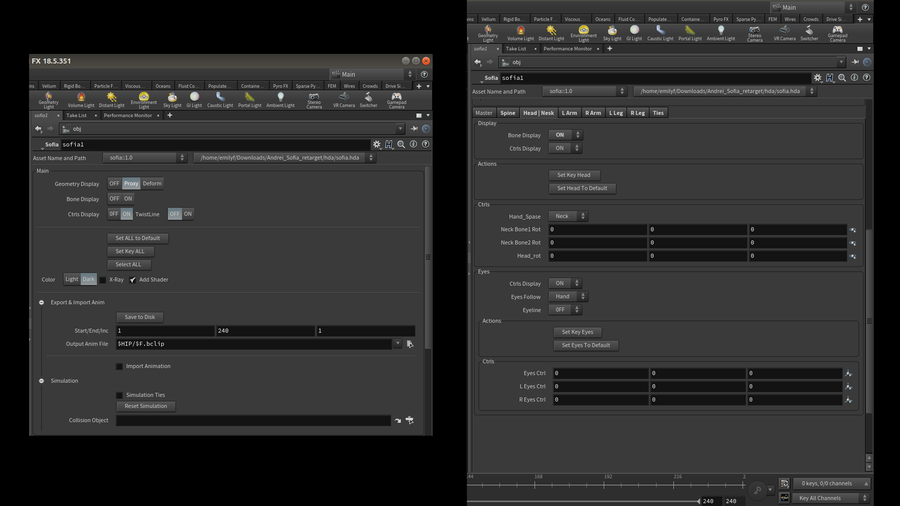 UI - including animation, simulation and export options.