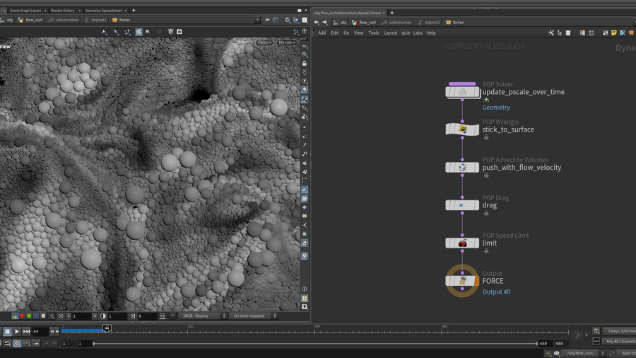 Vellum setup using Flow solver velocity