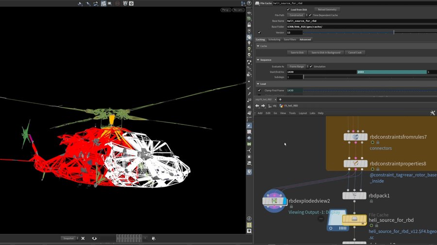 Learn how to break apart the helicopter.