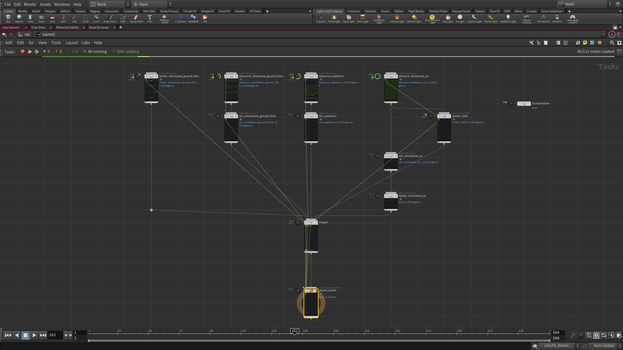 The TOP graph running all caching steps at once.