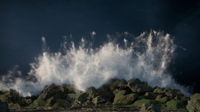 Ocean Wave Splash