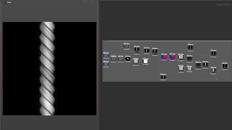 Rope Shape Creation in COP Network