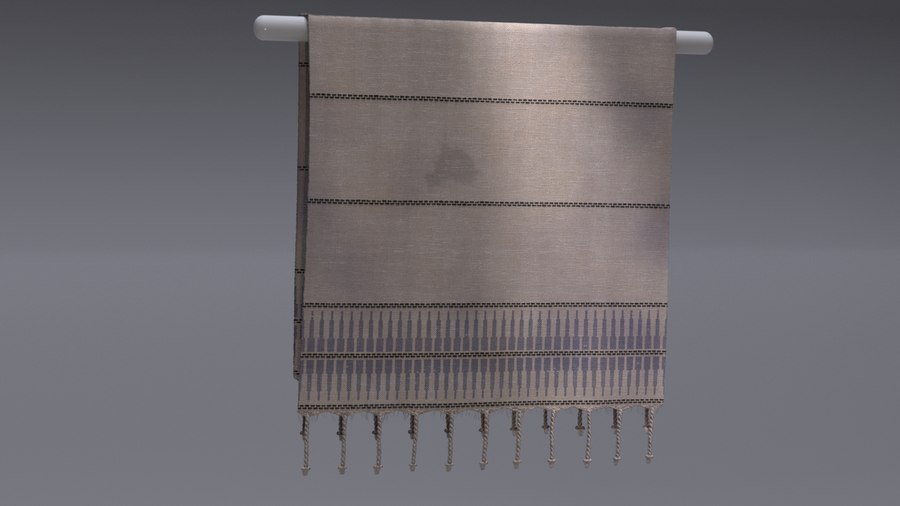 Render of Hanging Towel in Karma XPU