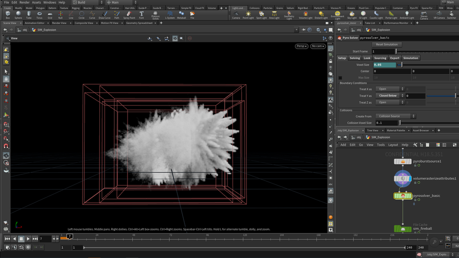 This scene file includes a step-by-step pyro setup.