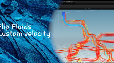 Flip fluids custom velocity