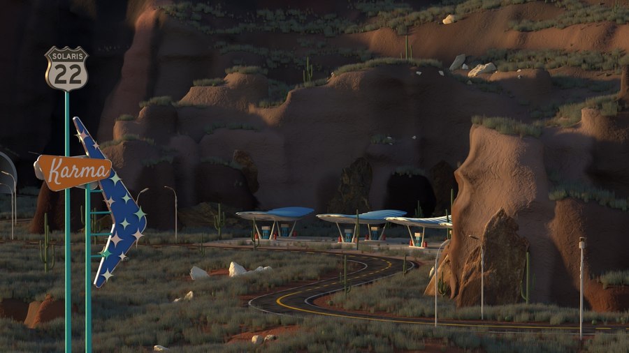 Lovely Desert Set at Afternoon - KarmaXPU