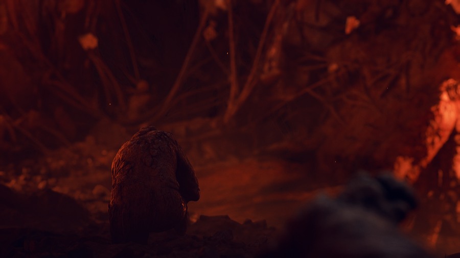 The rockify tool used to create solid figure