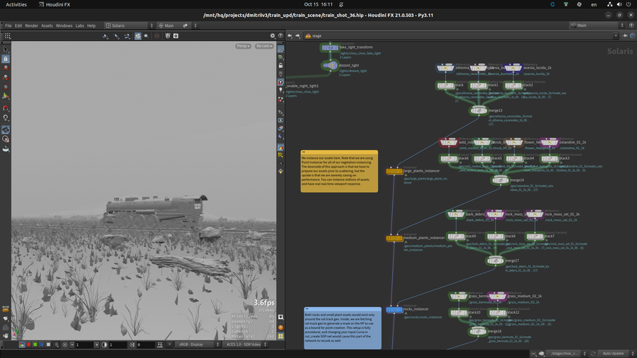 Complex USD Based Scattering