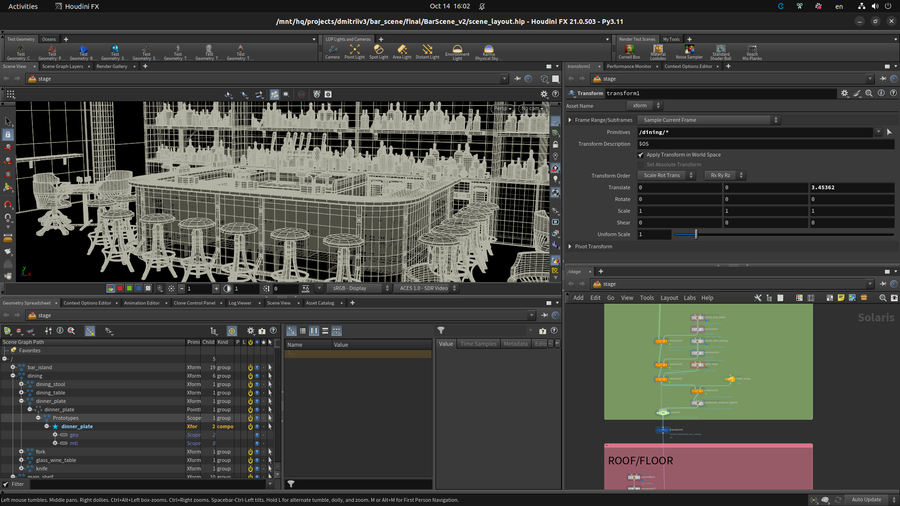 Procedural USD Scene