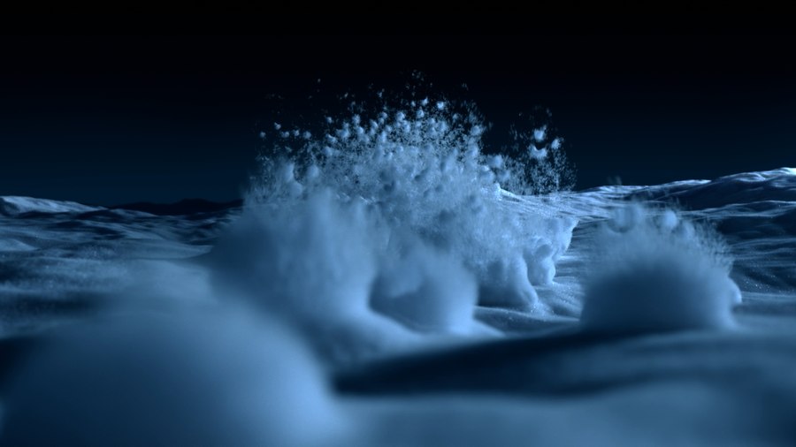 Snow Bursts Sequence (still frame)