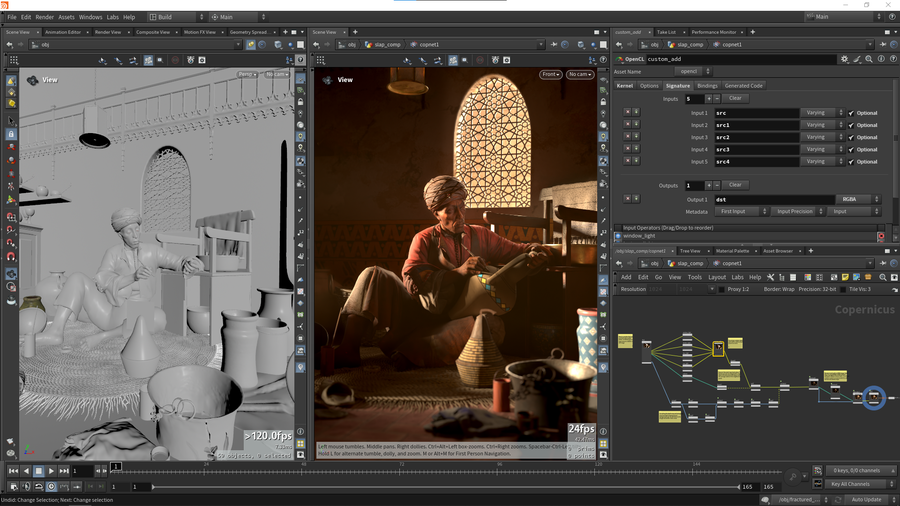 Comp using updated COPs toolset in H20.5