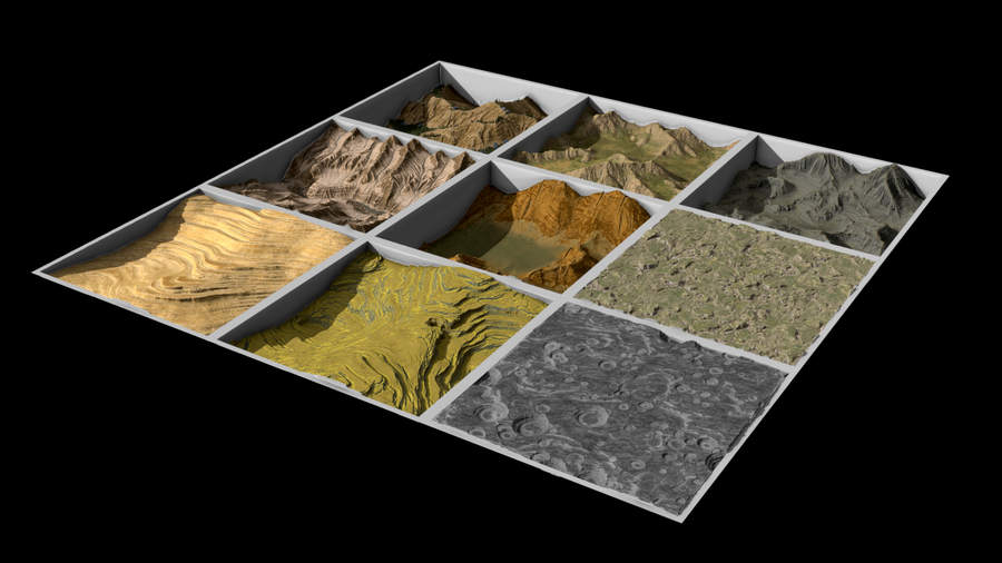 Merged 3D view
