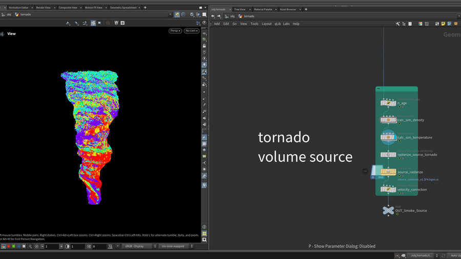 Source creation with density/temperature attribute
