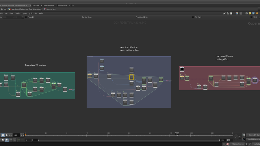 Setup of the Flow Solver and Reaction Diffusion interaction