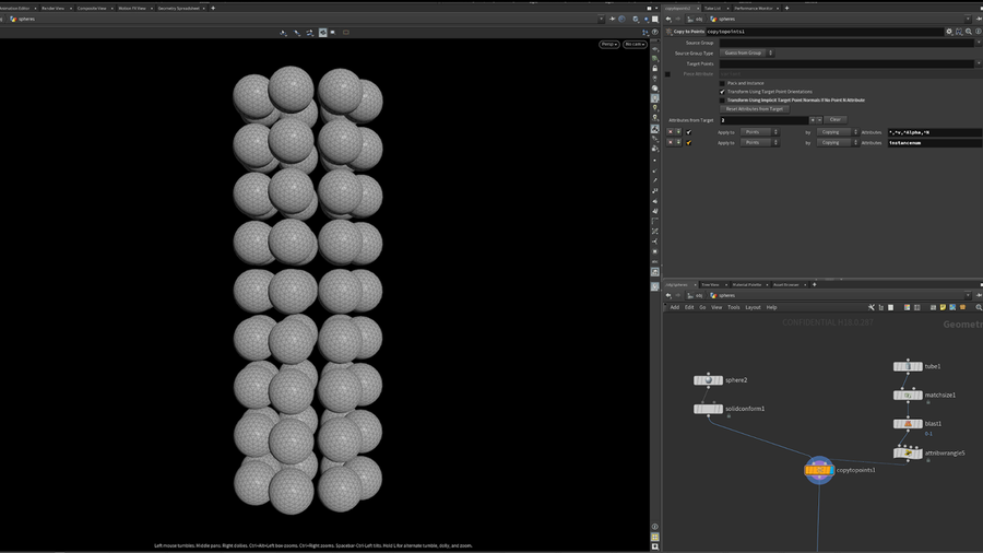 The first stage of the simulation involves creating an inital state for the compression simulation.