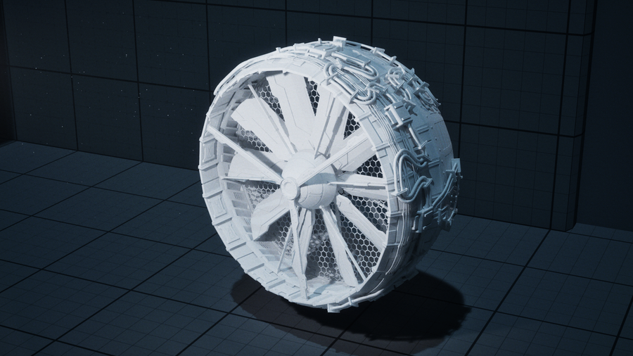 Baked Fan in Unreal Engine