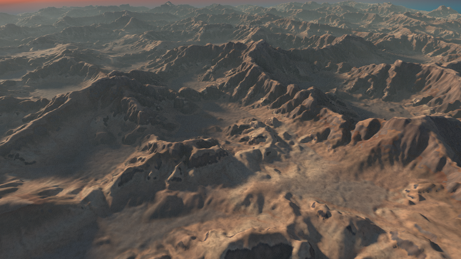 The project comes with an example scene showing how you may blend the neural terrain paint hda into a larger project.