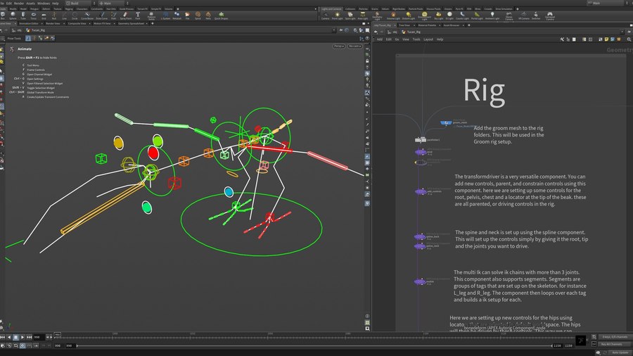 Set up a rig using the new components in H20.5