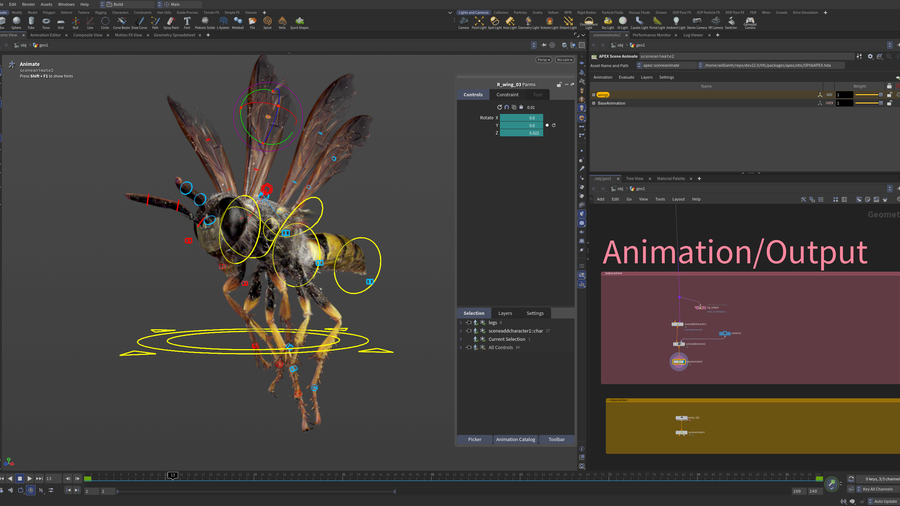 Animate a Gsplat like any normal mesh and set up a turntable camera to show it off.