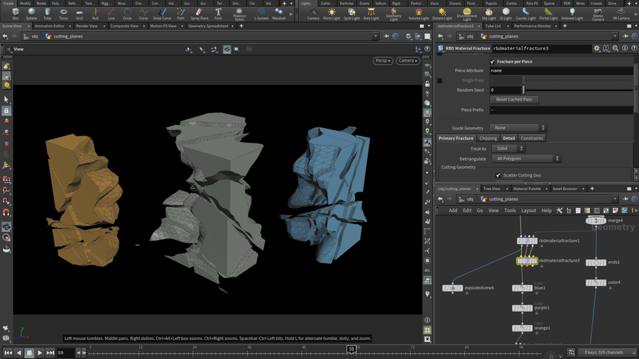 Add additional fractures per piece.