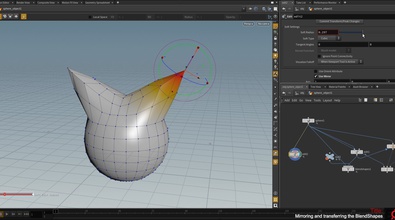 Mirroring and transferring the BlendShapes
