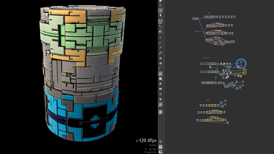Another greeble texture applied to a tube