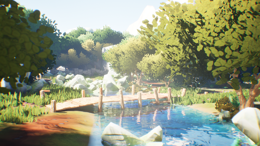 More pretty shots of the 3d art assets generated from Houdini