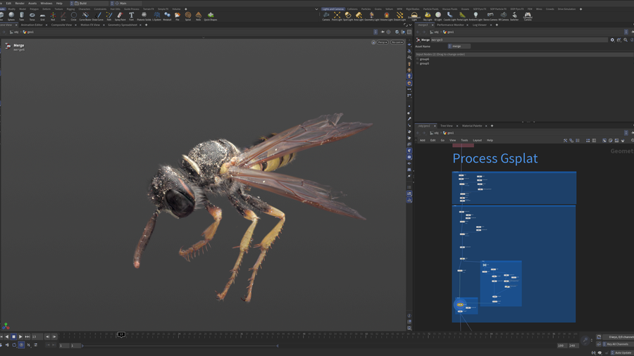 Process the gsplat to prepare it for rigging.