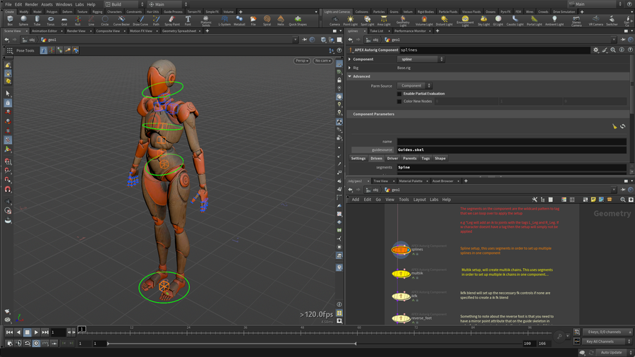 Rig components are then added based on those tags