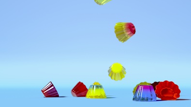 It's raining jelly