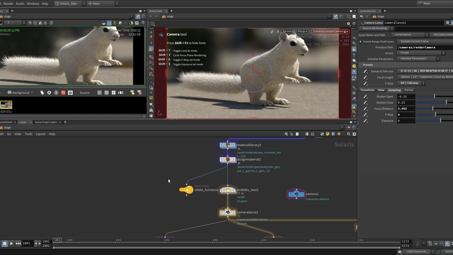 Shot setup in Solaris