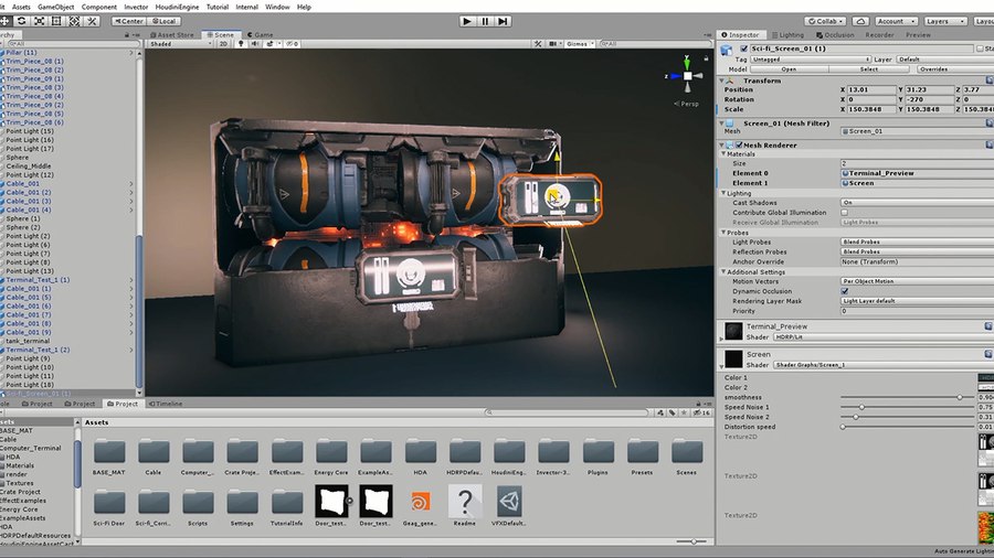 The asset can be controlled in the Unity editor to get a custom result for your game.