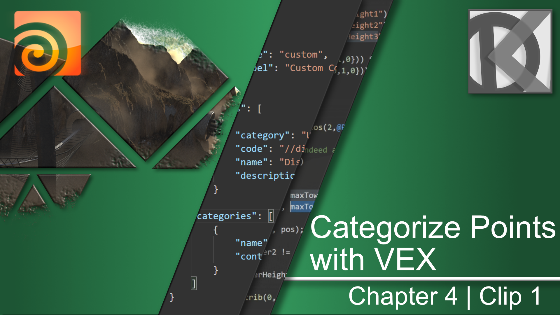 Railsystem | Categorize Points with VEX | Chapter 4 - Clip1 | SideFX