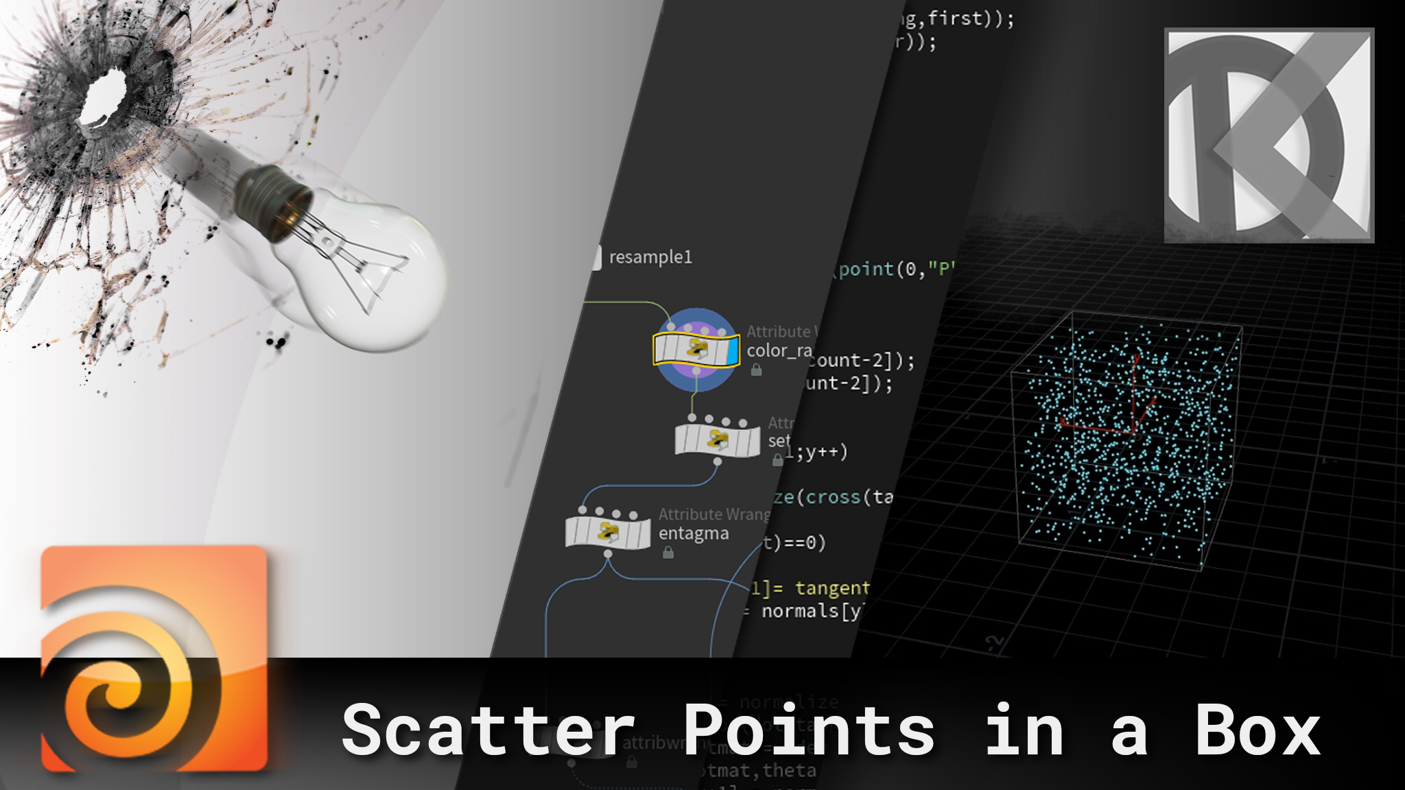 Houdini Scatter. Tearing (fem based) Cloth in Houdini 16. Random join points Scatter Houdini.